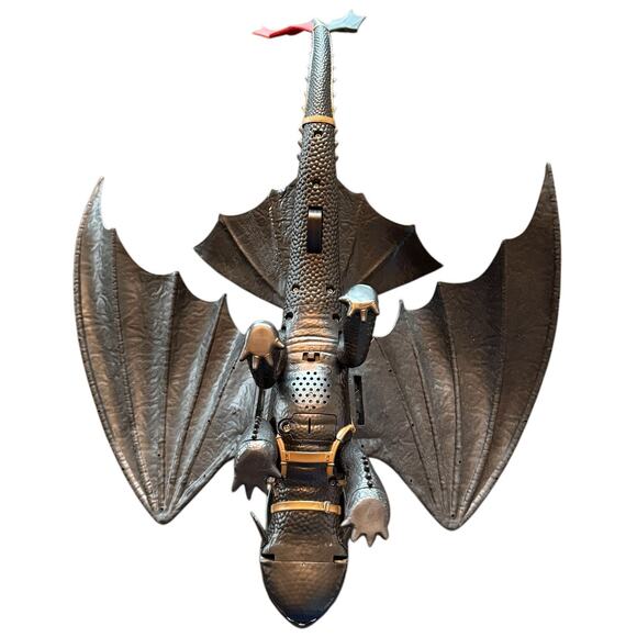 Dreamworks 2017 Spinmaster How to Train Your Dragon Toothless Night Fury Fire - Picture 5 of 6